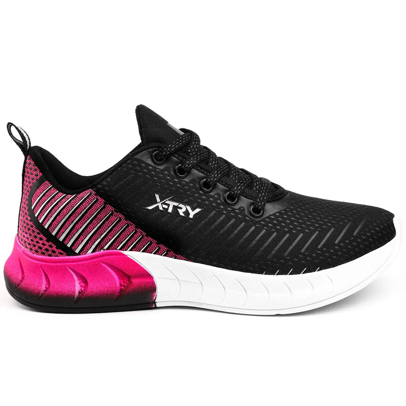 Tênis de Corrida Feminino X-Try Nylon Para Cademia - Teus Pulos