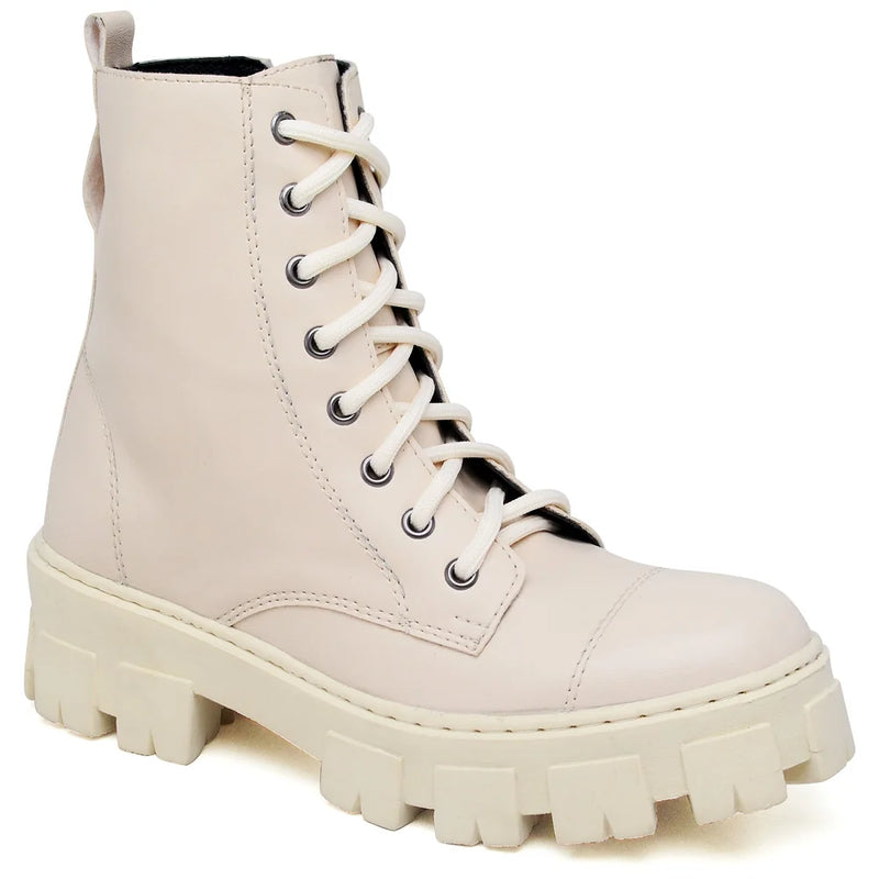 Bota Coturno Feminina Modelo Tradorada Aria - Teus Pulos