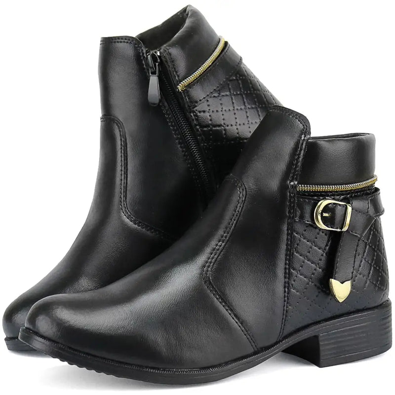 Bota Botinha Feminina Casual Cano Curto Nola - Teus Pulos