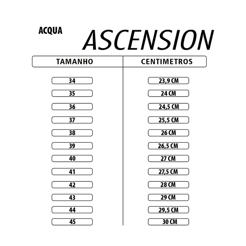 Tênis Sapatilha Ascension Acqua Basic Elite