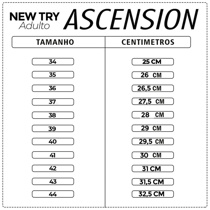 Tênis Corrida New Try Ascension Preto