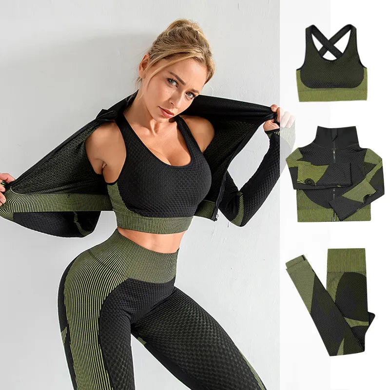 Conjunto Jaqueta+Legging Feminino Academia DamaFit - Teus Pulos