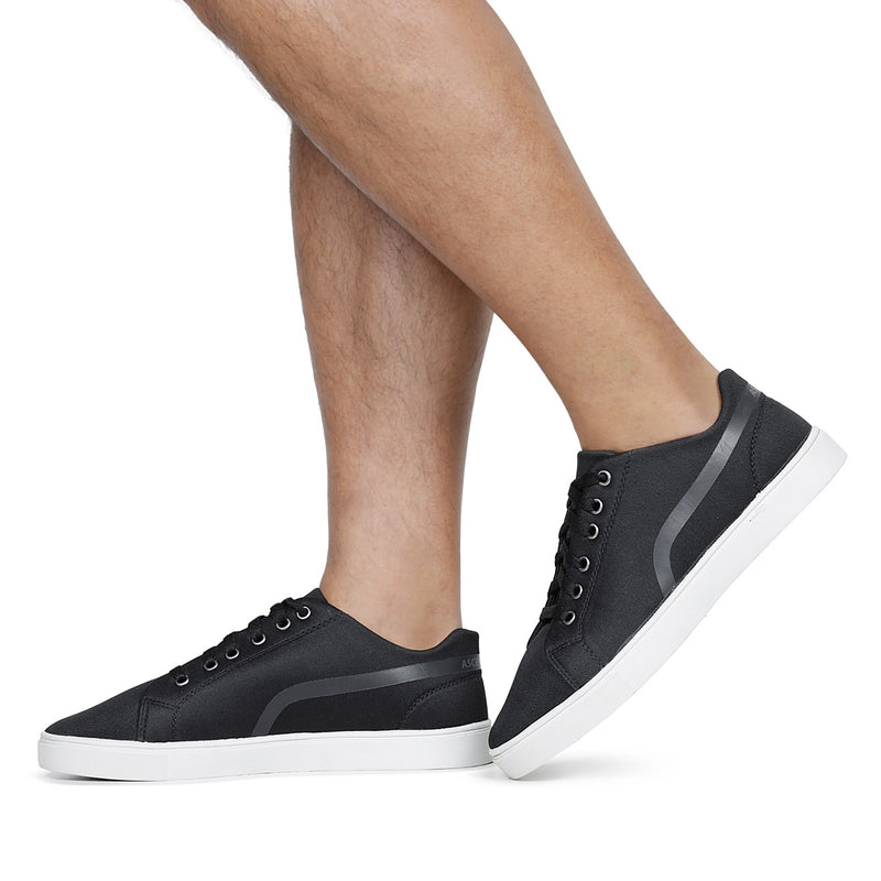 Urban Ascension Black Casual Sneakers