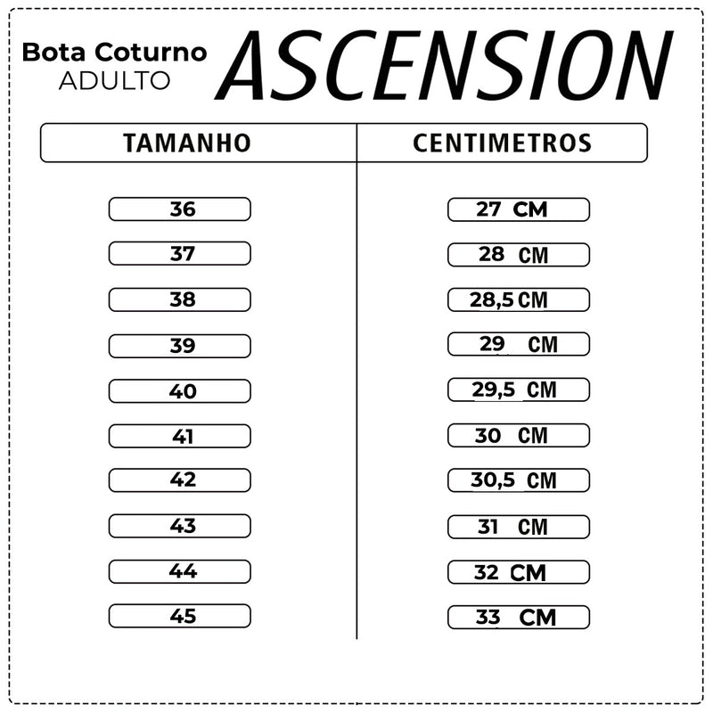 Bota Coturno Ascension Adventure