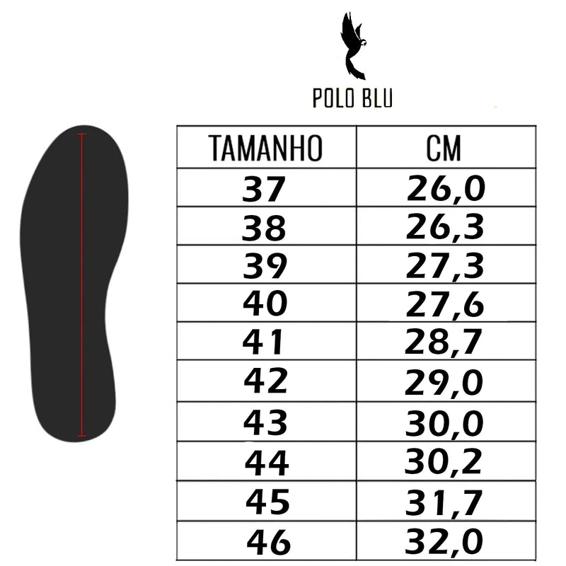 Kit 3 Pares Tênis Sapatenis Casual Polo Blu com Relógio + Cinto e Meia - Teus Pulos