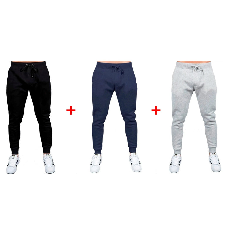 Kit 3 Calças Jogger de Moletom Academia Treino Épico - Teus Pulos